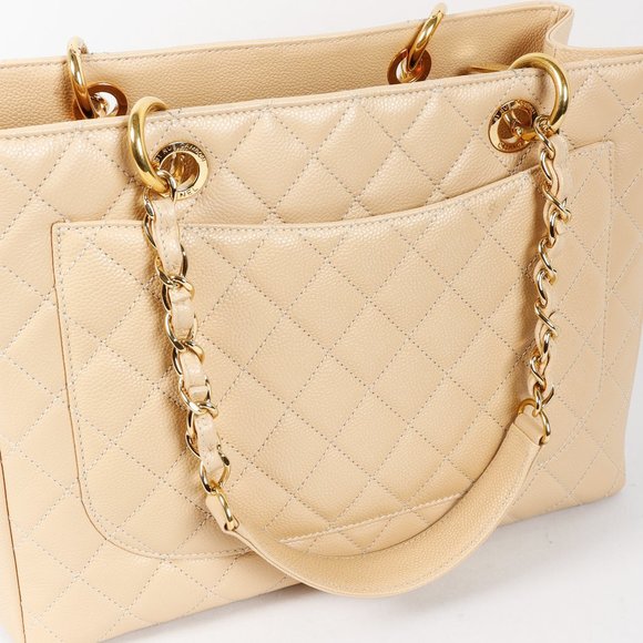 Chanel Beige Caviar GST - Picture 9 of 13